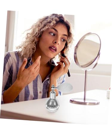 SEWACC Glass Spray Bottle 1pc spray glitter makeup highlighter spray bottle for hair Girl Makeup Sprayer make up Makeup Tools Highlighters White 7x5.5cm - Buy Online on GoSupps.com