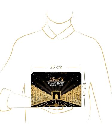 Lindt - Bo te CHAMPS- LYS ES Noir Intense - Assortiment de Chocolats Noirs de 45% 85% de taux de cacao Intenses Croustillants et Onctueux - Id al pour No l 168g - Buy Online on GoSupps.com