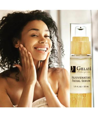 GELAYE Rejuvenating Facial Serum - 100% Natural Skin Tone Enhancer for Men & Women | Hydrate Soften & Revitalize | 1 FL OZ - Buy Online on GoSupps.com