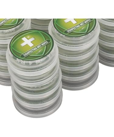 50pcs Travel Hand Wipes Press Type Hand Cleaning Wipes Individual Wrapped Disposable Disinfecting Wipes Wet Tissue for Outdoor Travel Home Office Gym - Buy Online on GoSupps.com
