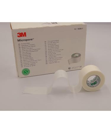 Micropore Surgical Tape 2.5cm x 9.1m - Pack of 3 Rolls - Buy Online on GoSupps.com