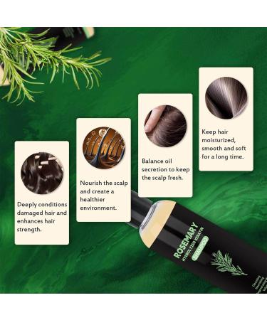 Rosemary shampoo for hair growth rosemary shampoo against hair loss deep cleansing restorative nourishing moisturizing for women and men 3 pieces 3 pieces - Buy Online on GoSupps.com