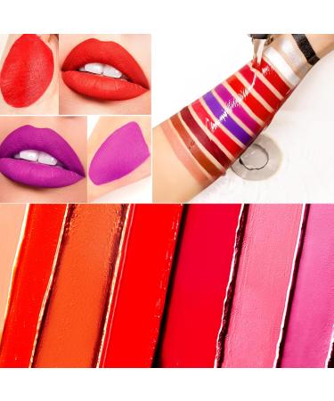 Make Up Lipsticks palette de rouge l vres pour les femmes - Palette de brillance l vres 18 couleurs de maquillage - Cosm tiques de costumes d'Halloween longue dur e pour la rassemblement perfo - Buy Online on GoSupps.com