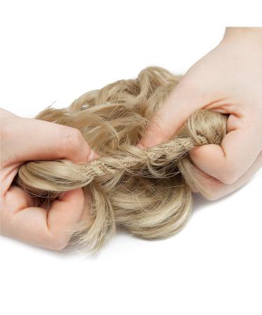 Buy SEGO 2 PCS Hair Extensions - Natural Wavy Bun Hairpiece in Medium Blonde | International Shipping Available - Buy Online on GoSupps.com