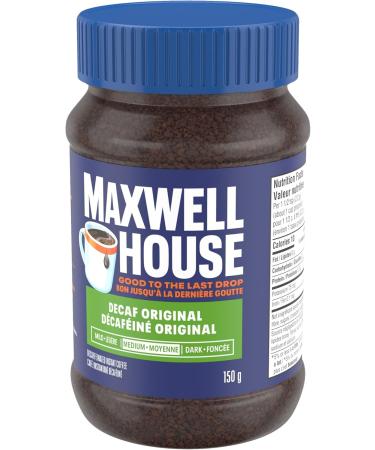 Maxwell House Decaf Instant Coffee 150g Decaf 150 g (Pack of 1) - Buy Online on GoSupps.com