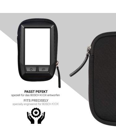 Honju Bike Wet Pocket for Bosch Kiox/Kiox 300 - E-Bike Display Bag Scratch & Dirt Protection High-Quality Zipper - Black - Buy Online on GoSupps.com