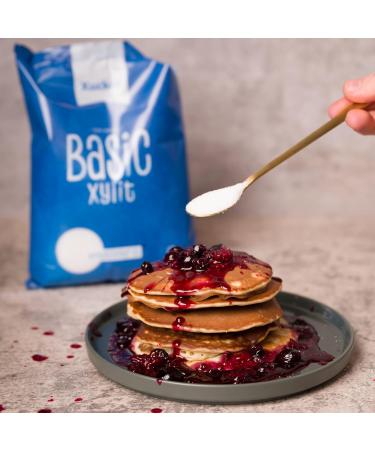 Xucker Basic Xylitol Sugar 2x1kg Refill Bags - Calorie-Reduced Tooth-Friendly Sweetener for Cooking & Baking - Natural Sugar-Free Alternative - Buy Online on GoSupps.com