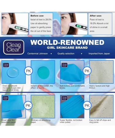 Compatible Oil Control Film 300 Sheets Blotting Paper Replacement for Clean & Clear Oil Absorbing Sheets (Pack of 5) 60 count (Pack of 5) - Buy Online on GoSupps.com