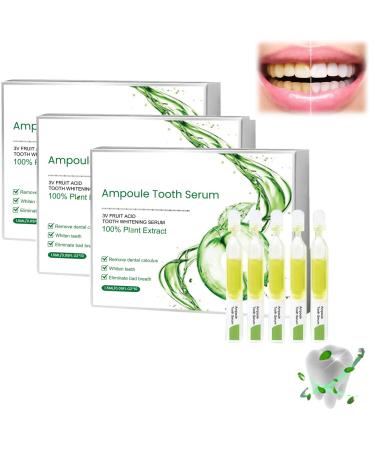 TLOPA Ampoule Toothpaste Ampoule Tooth Serum Tooth Stain Remover Removal of Tartar and Various Oral Problems (3Pcs)