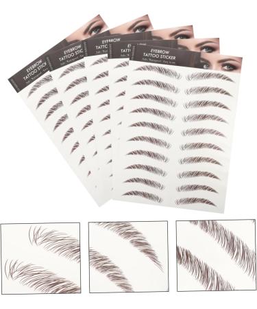 Beavorty 15 Sheets Eyebrow 3d Sticker Water Proof Stickers Eyebrow Sticker for Women Temporary Brow Tattoos - Buy Online on GoSupps.com