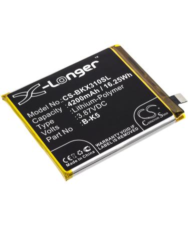 Replacement Battery B-K5 for V1938 V1938C V1938T X30 5G X30 Pro X30 Pro 5G 3.87V/4200mAh