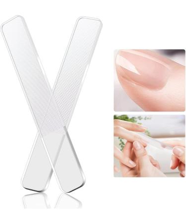 Lzeouean 2X Glass Nail Shiner - Nano Glass Nail Files Crystal Nail Buffer Shine Polisher For Natural Fingernails Toenails - Buy Online on GoSupps.com