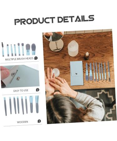 Angoily Cosmetics Brush 1 Set Makeup Brush Set Cosmetic Makeup Tools Miss Wood Girl Makeup Brush - Buy Online on GoSupps.com