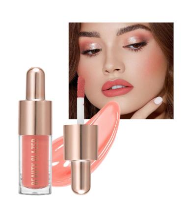 WOBBLO Liquid Cheek Blush | Natural Water Moisturizing Creamy Blush for Girls Soft Beauty Product for Daily Life Travel Soft Makeup Breathable 101 Cm