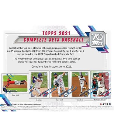 2021 Topps Complete Factory Hobby Box - 660 Cards with 5 Foilboard Cards - Buy Online on GoSupps.com