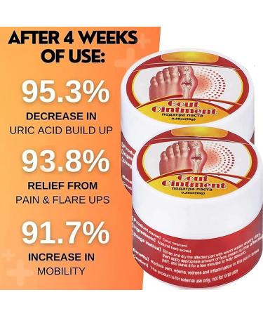 4Pcs Bunion & Joint Pain Relief Cream Set - Soothes Toe Stiffness, Gout, Cervical Spine & Knee Pain - Buy Online on GoSupps.com