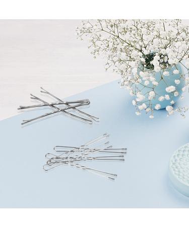 200pcs Silver Bobby Pins Kit - AITRAI U-shaped Hair Pins for Women & Girls - Perfect for White & Grey Hair - 2.4 & 2.2 Inch with Storage Box - Buy Online on GoSupps.com