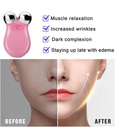 Microcurrent Face Roller | Lift & Tighten Skin | USB Mini Rejuvenation Spa for Facial Wrinkle Remover - Buy Online on GoSupps.com