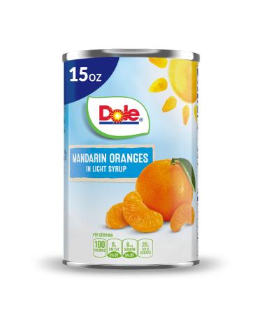 Dole Canned Mandarin Oranges in Light Syrup, 15 Oz