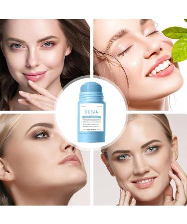 Cleansing Mud Mask Stick | Sea Grape Mud Mask Stick | Reduce Blackheades Control Oil Improve Facial Dullness | Moisturising Clay Stick for Women 40g - Buy Online on GoSupps.com