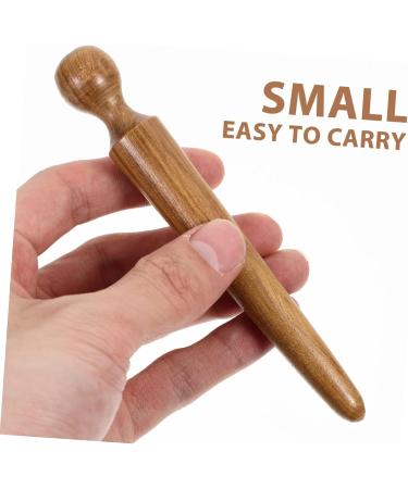 Minkissy 2-in-1 Lobaby Massage Roller & Body Hammer - Wooden Multi-Functional Meridian Massage Device for Neck & Foot Relief - Buy Online on GoSupps.com