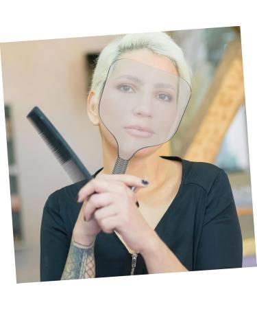 ERINGOGO Bouclier Protecteur De Coiffure Poign e Taille Unique En Pet Transparent Pour Coloration Cheveux Professionnels En Salon De Coiffure - Buy Online on GoSupps.com