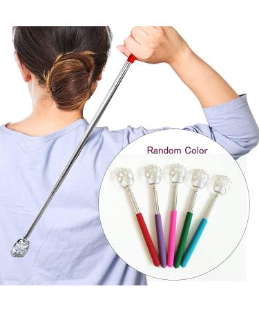 Portable Telescoping Bear Claw Back Scratcher Set - 2 Pcs with Rubber Handles - Buy Online on GoSupps.com
