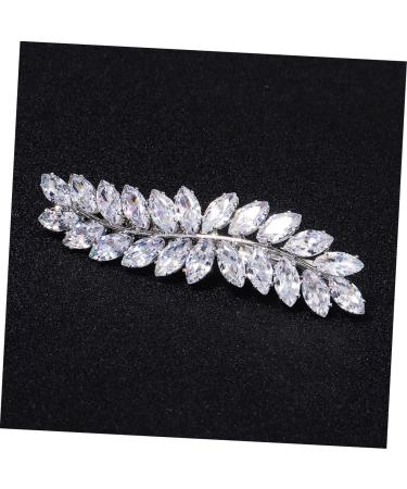 Mikinona 1pc Half up Hair Clip Wedding Decor Girl Hair Clip Hair Diamonds Crystal Hair Vintage Decor Bling Hair Barrettes Wedding Hair Pins Bridal Flower Comb Spiral Bride Zircon Headband - Buy Online on GoSupps.com