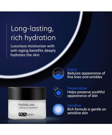 PCA SKIN Hyaluronic Acid Boosting Face Serum & HydraLuxe Facial Moisturizer Bundle - Anti-Aging Face & Neck Serum & Daily Facial Cream Helps Repair Moisture & Reduce Wrinkles - Buy Online on GoSupps.com