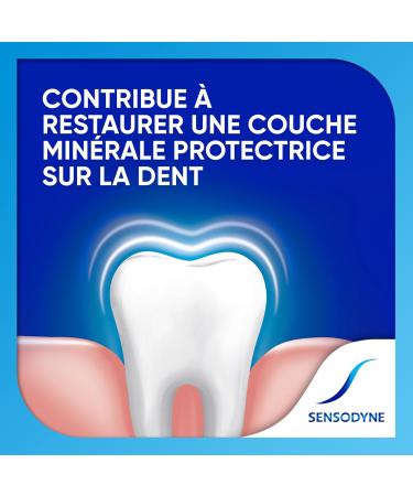 SENSODYNE Dentifrice R pare et Prot ge pour les Dents Sensibles Apporte une Protection Longue Dur e Menthe Lot de 2x75ml 75 ml (Lot de 2) Nouvelle Formule - Buy Online on GoSupps.com