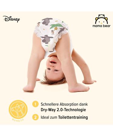 Amazon Brand Mama Bear Disney Diaper Pants Size 6 (15+ kg) - 60 Count White - Best International Shipping - Buy Online on GoSupps.com