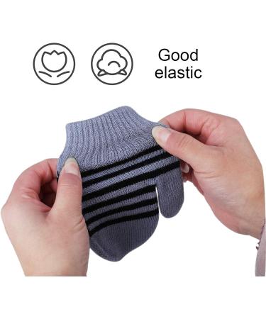Jupsk Toddler Gloves - Winter Warm Knitted Magic Stretch Mittens for Boys and Girls 1-4 Years Old (6 Pairs) - Buy Online on GoSupps.com