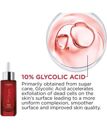 L'Oreal Paris Anti Aging Skincare Kit with Glycolic Acid Serum + Day Moisturizer for Face Even Skin Tone Revitalift Triple Power Lzr Fragrance Free Paraben Free Dermatologist Tested 2 piece kit - Buy Online on GoSupps.com