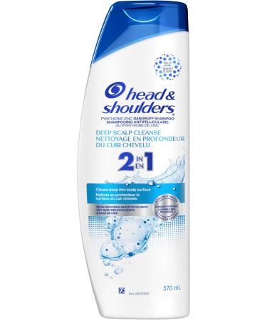 Head & Shoulders Deep Scalp Cleanse 2-in-1 Anti-Dandruff Shampoo + Conditioner 370 mL - Buy Online on GoSupps.com