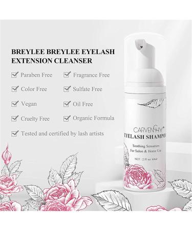 Luckxing Eyelash Extension Cleaner | 60ml Foam Shampoo for Extensions | Non-Irritating Makeup & Mascara Remover | Professional & Home Use - Buy Online on GoSupps.com