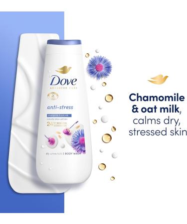Dove Advanced Care Anti-Stress Body Wash Body Cleanser with chamomile & oat milk for instantly lotion-soft skin 6x 400 ml 1 - Buy Online on GoSupps.com