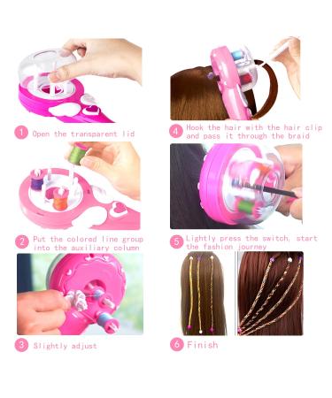 Marbe Electric Hair Braider - DIY Twist Braid Styling Tool in Pink - Buy Online on GoSupps.com