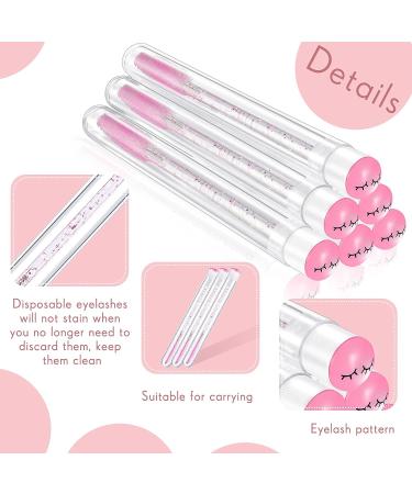 86-Piece Eyelash Aftercare Kit: Lash Shampoo Brushes, Mascara Wands, Aftercare Cards & more (Pink) - Buy Online on GoSupps.com