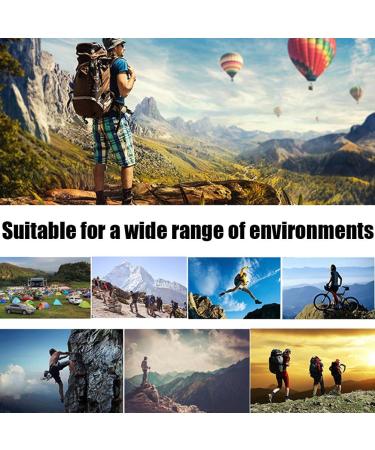 Shop LJFEA Paracord Keychain Set - 2 Pieces with Carabiner Hook | Perfect for Keys Bottles Camping & Outdoor Adventures - Buy Online on GoSupps.com