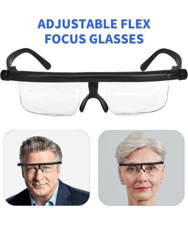 Buy 2PACK Adjustable Reading Glasses - Flexible Focus 0 to 600+ Readers | International Shipping Available - Buy Online on GoSupps.com