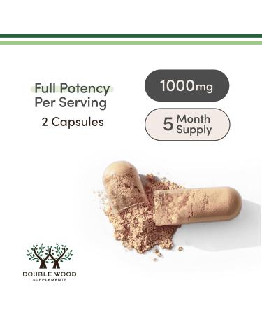 Maca Root Capsules for Women and Men 300 Count (1,000mg of Black Red Yellow Maca Powder per Serving) Grown in Peru (for Energy Performance Motivation) by Double Wood - Buy Online on GoSupps.com