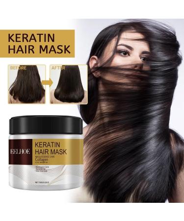 Collagen Hair Treatment Collagen Hair Mask Conditioning Argan Oil Hair Mask Treatment Deep Repair Conditioner Hair Masks for Dry Damaged Hair (3 PCS) - Buy Online on GoSupps.com