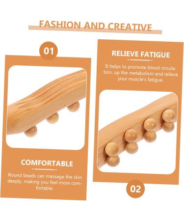 Gatuida 5-Stick Gua Sha Massage Tool Set - Full Body Wooden Roller with 20 Massage Balls for Muscle Relief - International Shipping Available - Buy Online on GoSupps.com