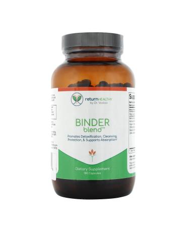 Return Healthy Binder Blend - Toxin Binder Supplement Detox Capsules for a Healthy Gut and Improved Immunity- 180 Capsules