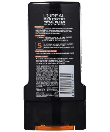 L'Oreal Men Shower TOTAL Clean 300ml - Refreshing Soaps & Cosmetics for Men | International Shipping Available - Buy Online on GoSupps.com
