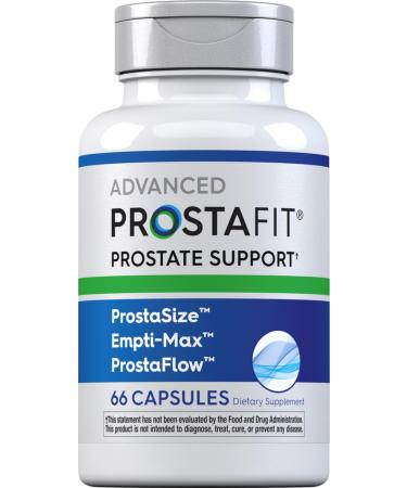 Piping Rock ProstaFit Advanced Prostate Support* | Health Supplement for Men | Herbal Complex with Saw Palmetto Pumpkin Seed Zinc Plus Stinging Nettle Extract | 66 Capsules | Laboratory Tested