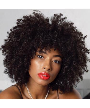 Queentas curls wigs real hair women short afro wig black short hair wig real hair for women with pony for cosplay carnival party natural spiral curls