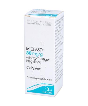 MICLAST Nail Polish for Nail Fungus - 3 ml Solution | Fast-Acting Treatment for Healthy Nails - Buy Online on GoSupps.com