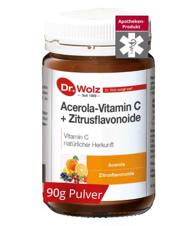 Dr. Wolz Dr. Wolz Acerola Vitamin C + Citrus Flavonoids with Vitamin C and Natural Citrus Flavonoids 90g