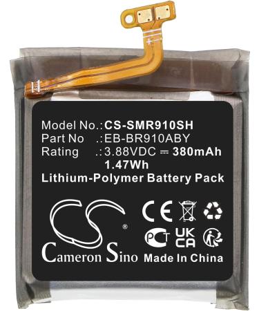 Buy GH43-05114A EB-BR910ABY 380mAh Battery for SM-R910 SM-R915 SM-R915U Watch 5 44mm - International Shipping Available - Buy Online on GoSupps.com